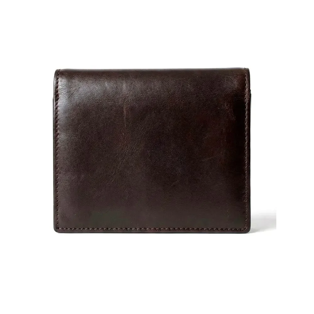 Chopard Men's Brown Leather Bifold ID Card Holder Wallet ITALY